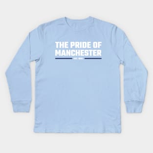 The Pride of Manchester Kids Long Sleeve T-Shirt